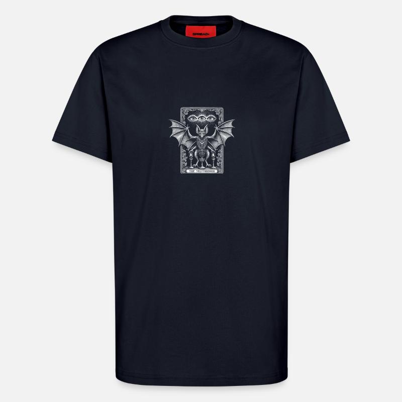Fledermaus-Tarot - T-Shirt - made by SPREAD - DARK NAVY