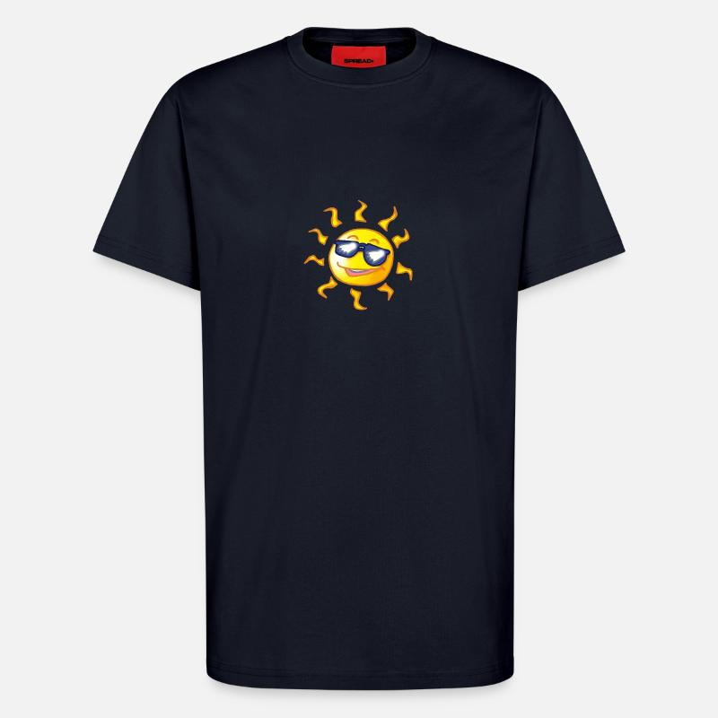Coole Comic Sonne - T-Shirt - made by SPREAD - DARK NAVY
