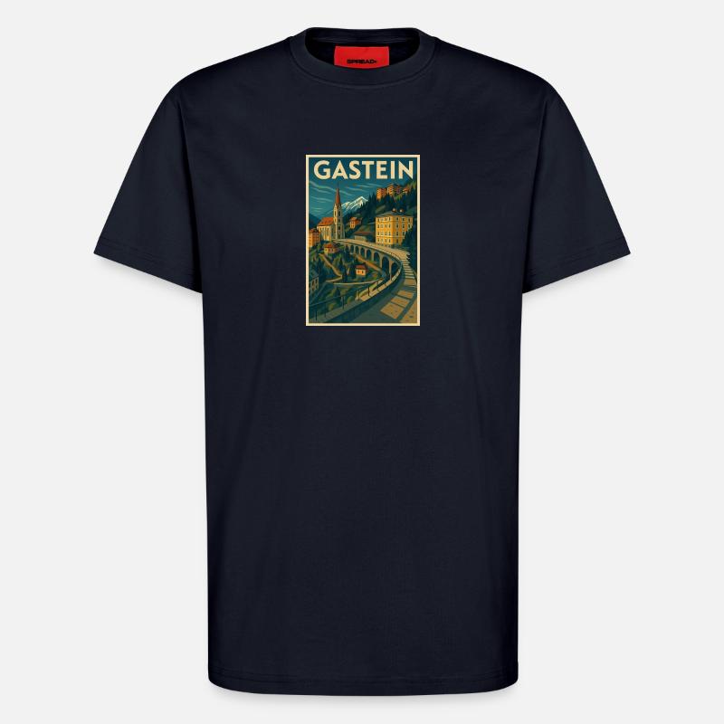 Bad Gastein - T-Shirt - made by SPREAD - DARK NAVY