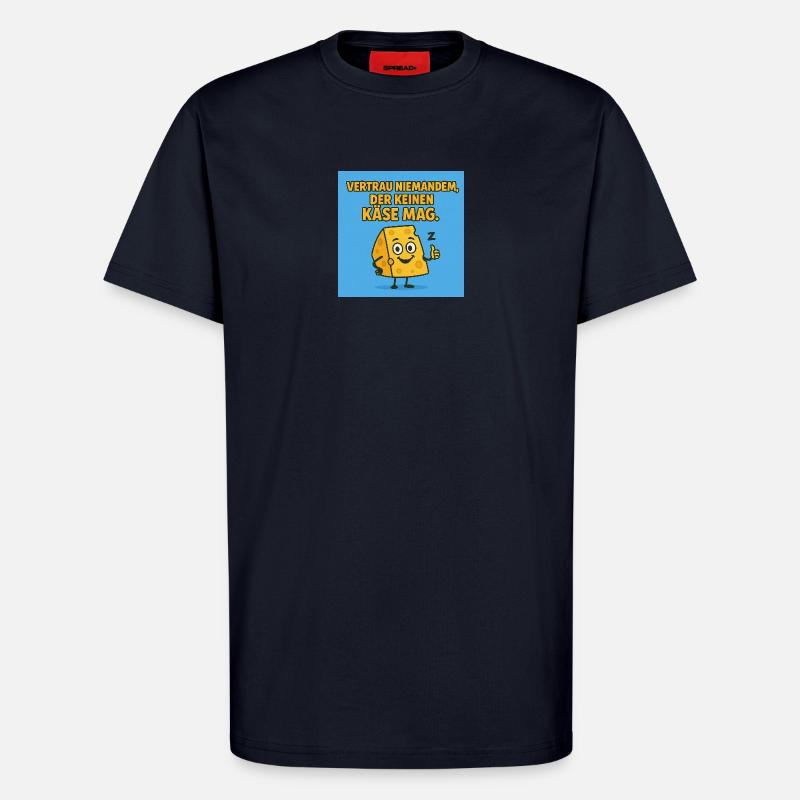 vertrau niemand - T-Shirt - made by SPREAD - DARK NAVY