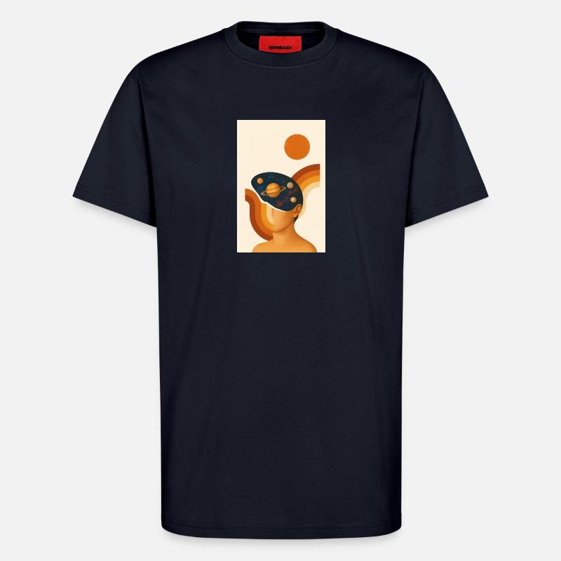 Abstraktes Genie - T-Shirt - made by SPREAD - DARK NAVY
