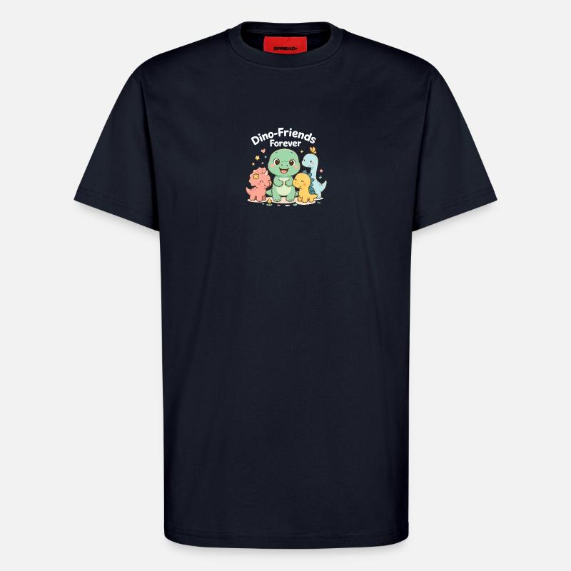 Dino-Friends - T-Shirt - made by SPREAD - DARK NAVY