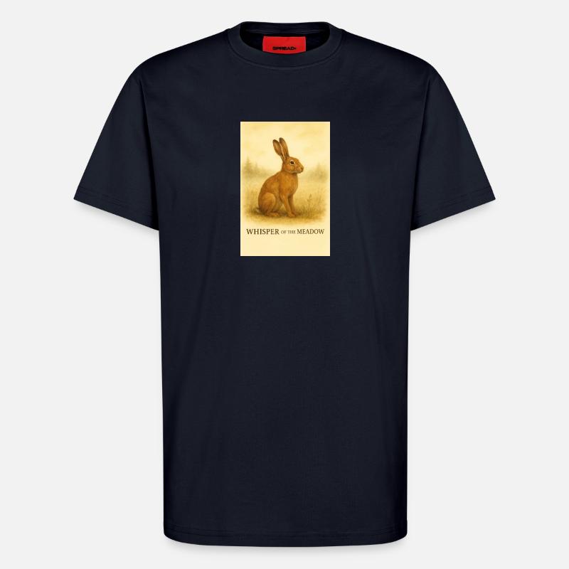 Flüstern des Wiesenhasen - T-Shirt - made by SPREAD - DARK NAVY