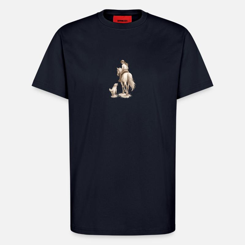side by side - T-Shirt - made by SPREAD - DARK NAVY