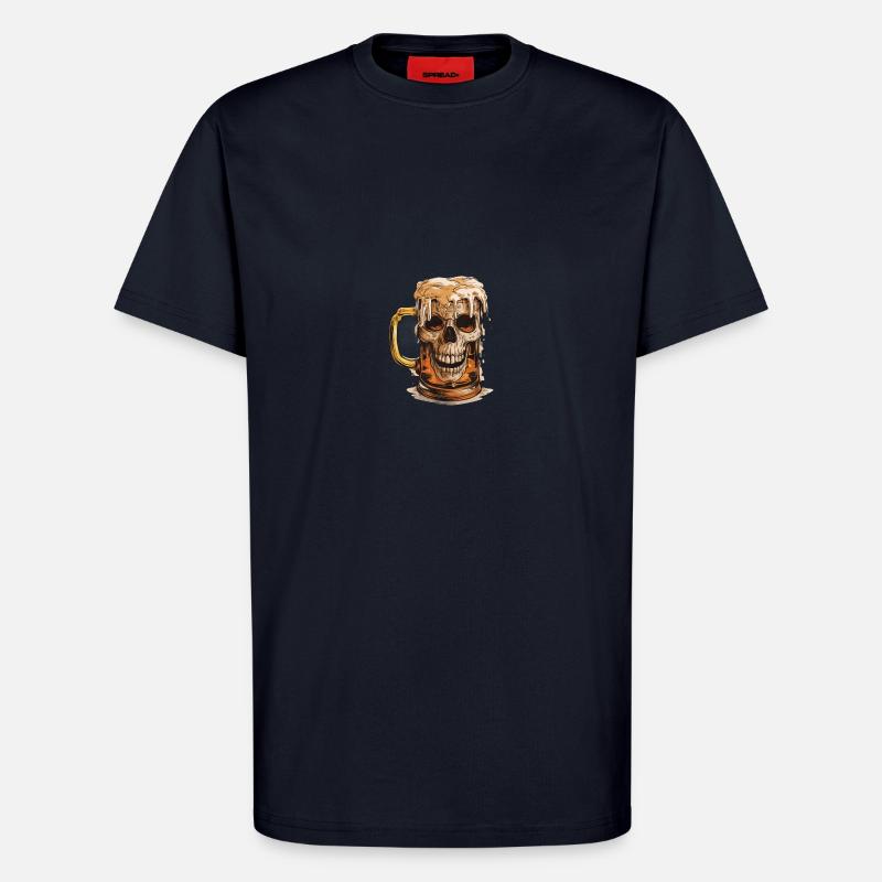 Bier Geschenk - T-Shirt - made by SPREAD - DARK NAVY
