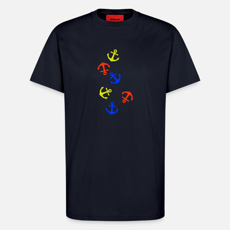 Anker Bunt - T-Shirt - made by SPREAD - DARK NAVY