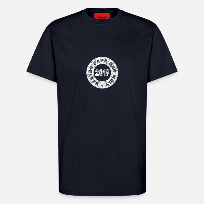 Charrette à bras 2019 - T-shirt bio décontracté fabriqué en UE - DARK NAVY