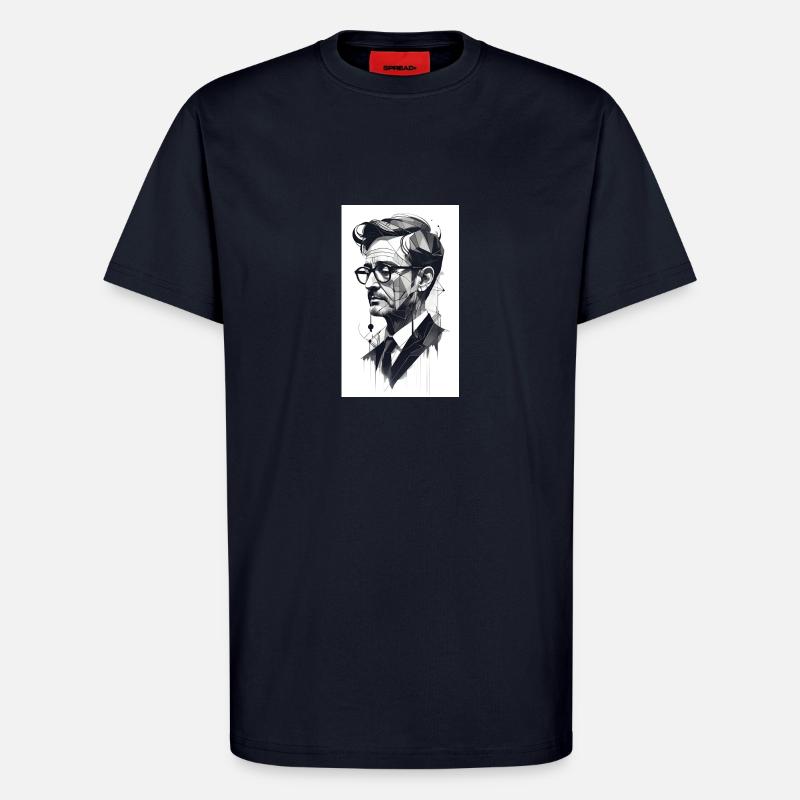 Abstrakter Profi - T-Shirt - made by SPREAD - DARK NAVY