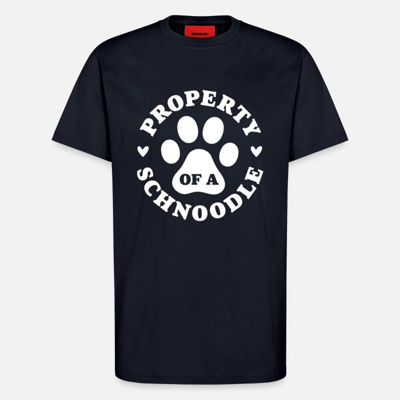 Eigentum eines Schnoodles - T-Shirt - made by SPREAD - DARK NAVY