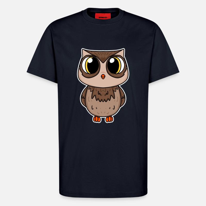 Eule - T-Shirt - made by SPREAD - DARK NAVY