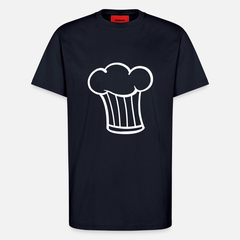 Cooking hat hobby chef chef - T-Shirt - made by SPREAD - DARK NAVY