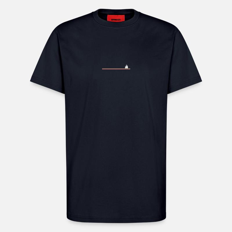 Baumgrenze Retro - T-Shirt - made by SPREAD - DARK NAVY