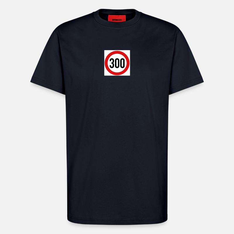 Conception du bouclier Circle 300 - T-shirt bio décontracté fabriqué en UE - DARK NAVY