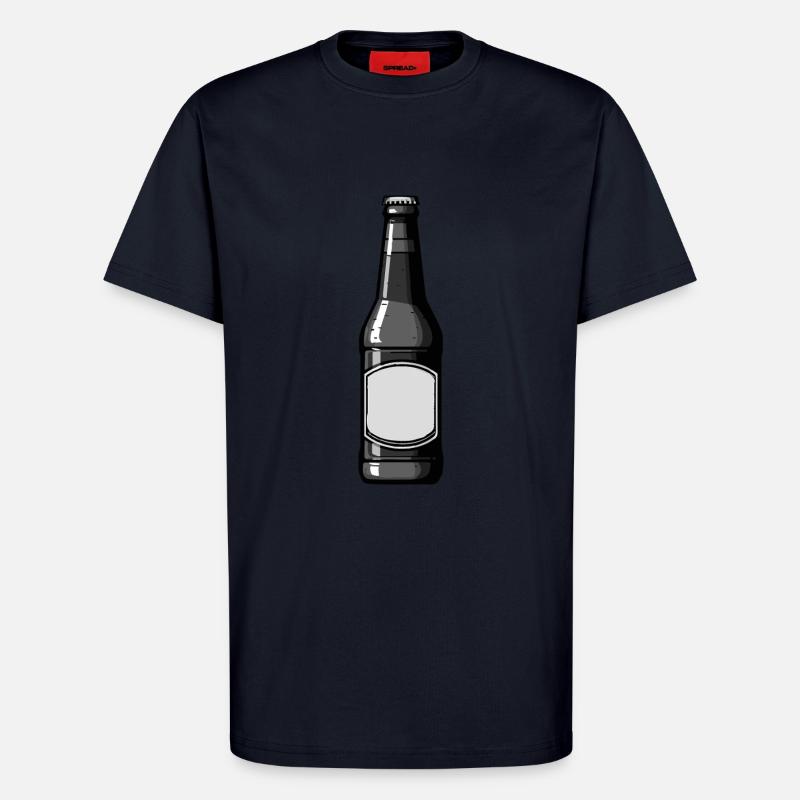 Bierflasche Bier - T-Shirt - made by SPREAD - DARK NAVY