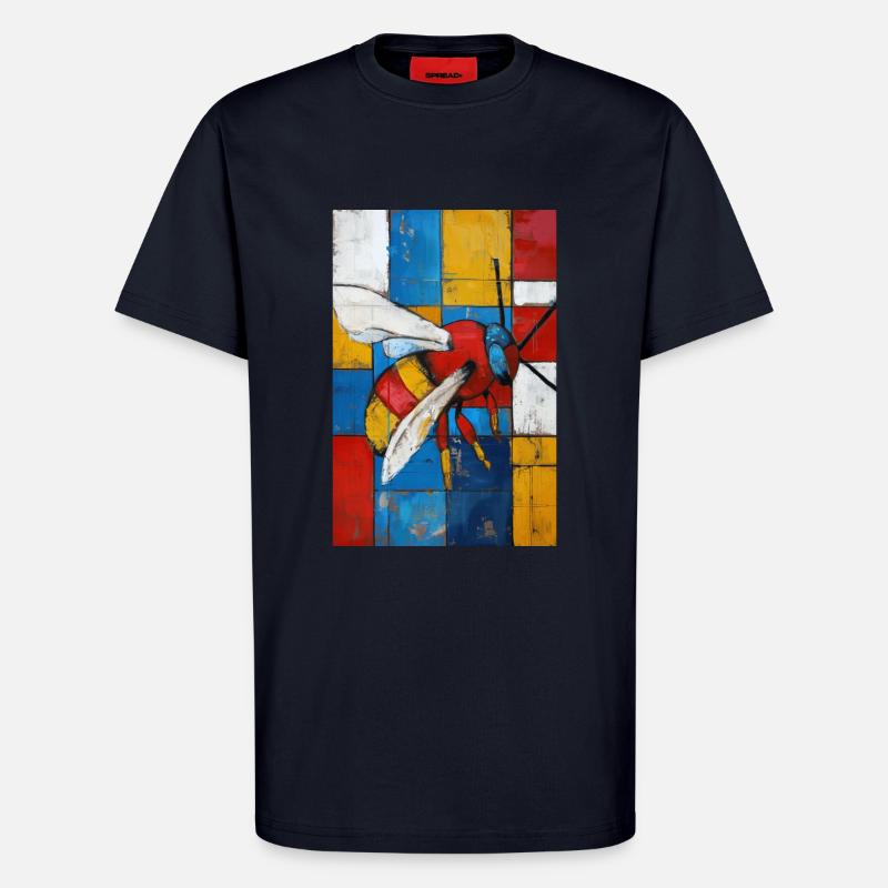 Biene - T-Shirt - made by SPREAD - DARK NAVY