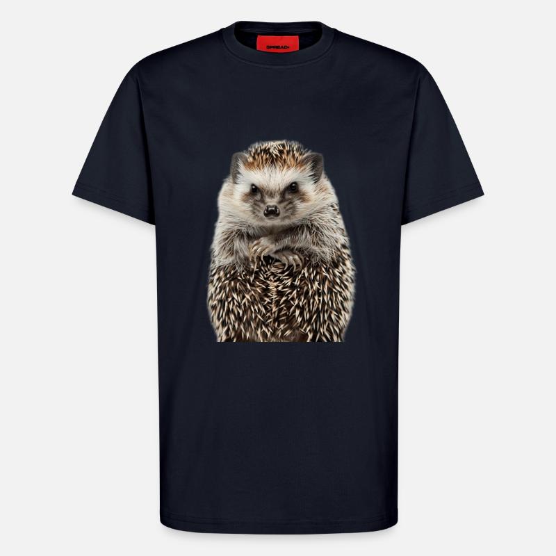 Hedgehog - T-Shirt - made by SPREAD - DARK NAVY