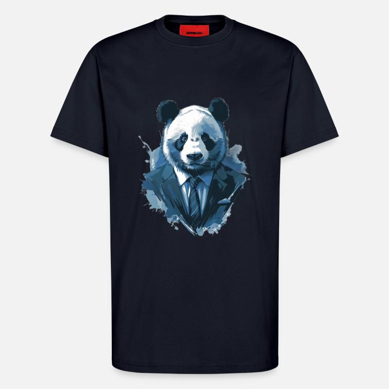 Panda - T-Shirt - made by SPREAD - DARK NAVY