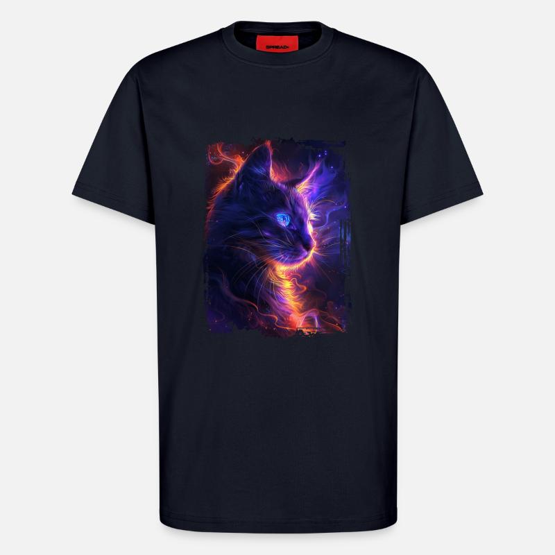 Katze - T-Shirt - made by SPREAD - DARK NAVY