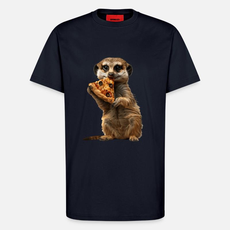 Suricate - T-shirt bio décontracté fabriqué en UE - DARK NAVY