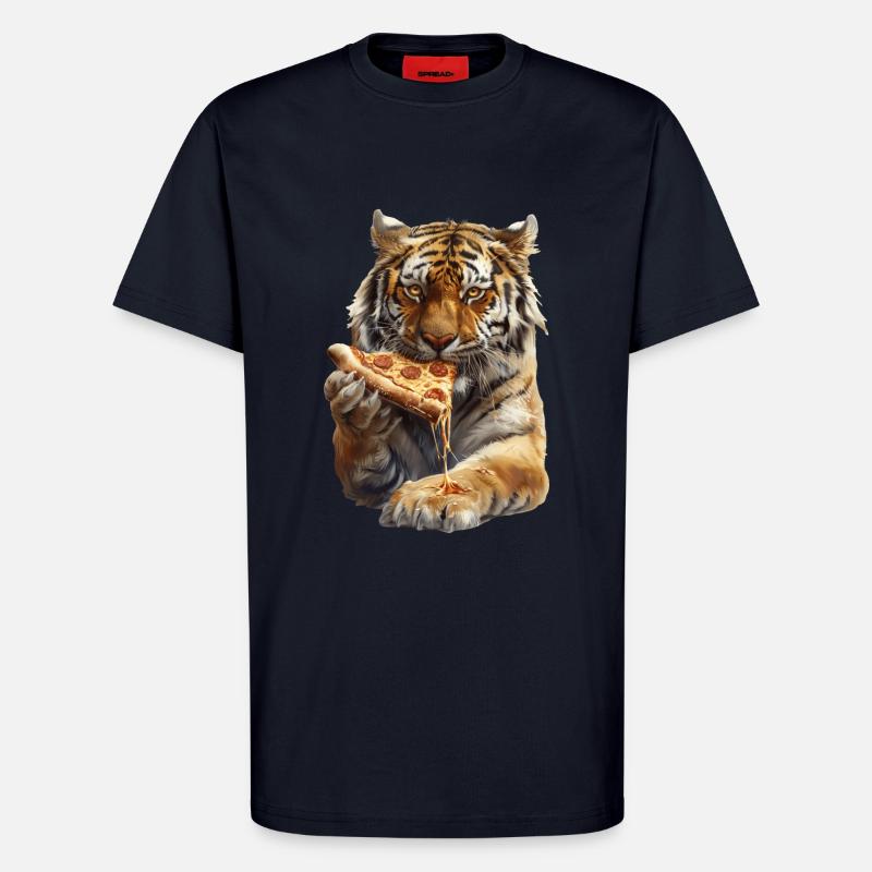 Tiger - T-Shirt - made by SPREAD - DARK NAVY