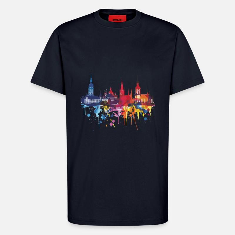 Bromberg - T-Shirt - made by SPREAD - DARK NAVY