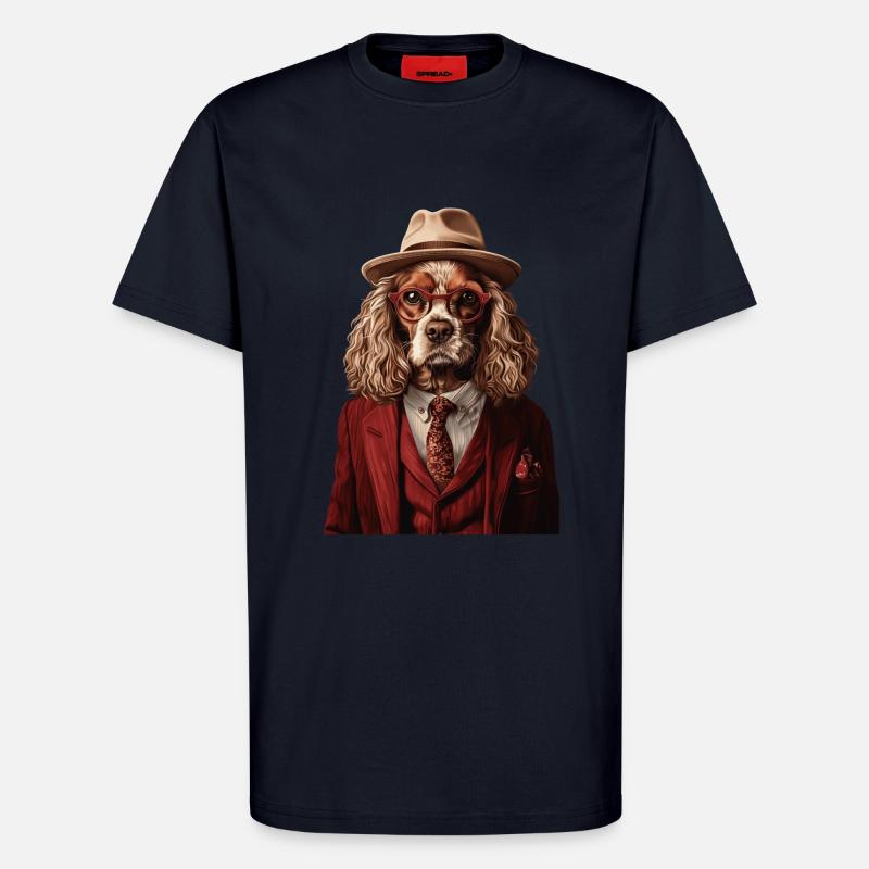 Cocker Spaniel - T-Shirt - made by SPREAD - DARK NAVY