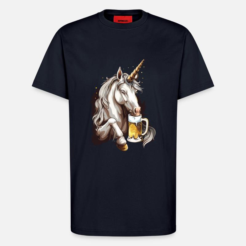 Einhorn Bier - T-Shirt - made by SPREAD - DARK NAVY