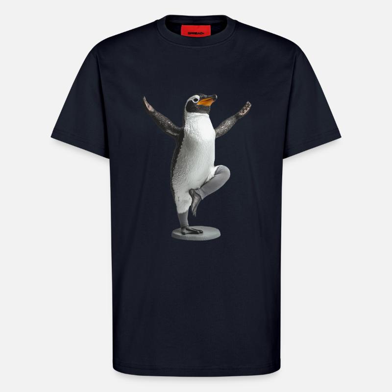 Pinguin - T-Shirt - made by SPREAD - DARK NAVY