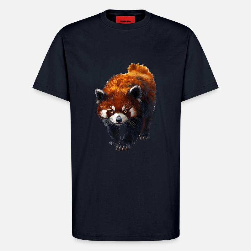 Roter Panda - T-Shirt - made by SPREAD - DARK NAVY