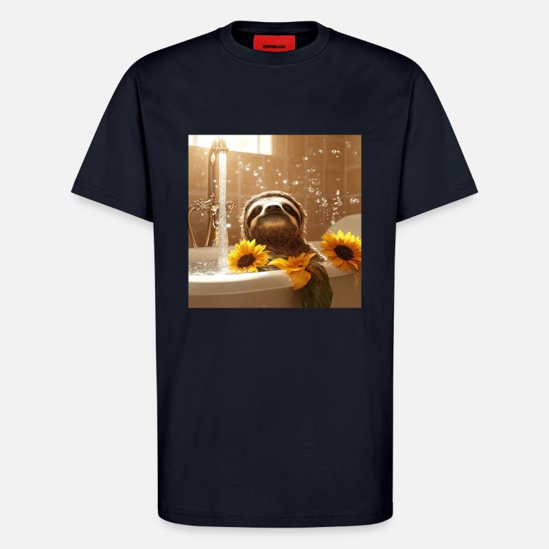 Faultier - T-Shirt - made by SPREAD - DARK NAVY
