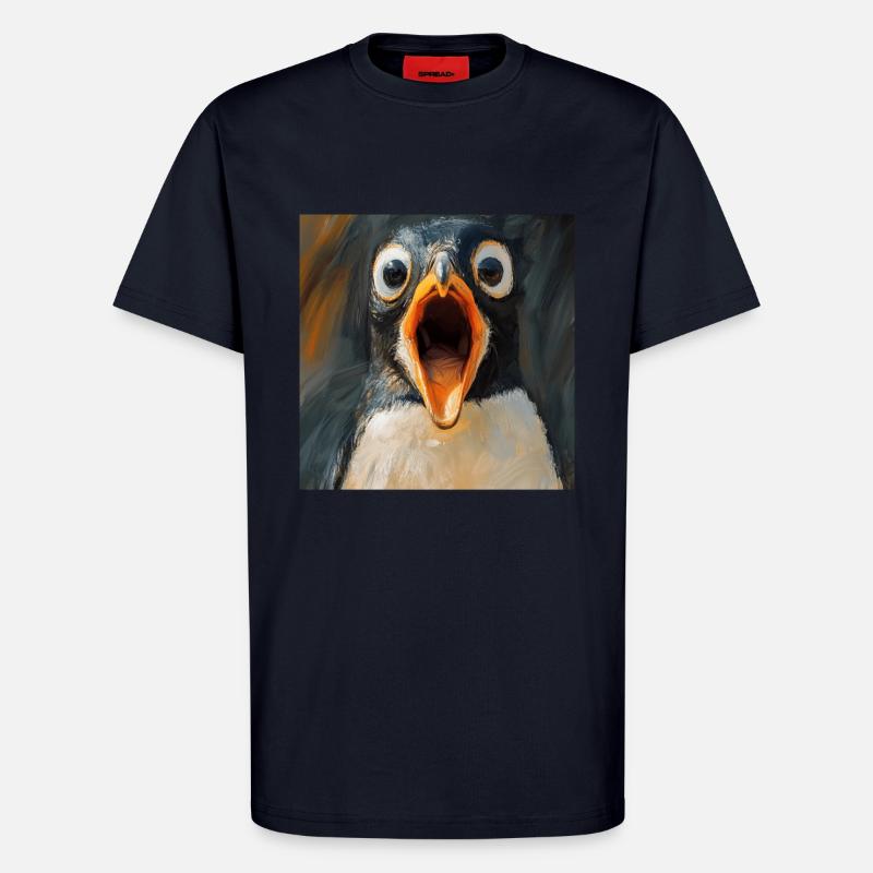 Pinguin - T-Shirt - made by SPREAD - DARK NAVY