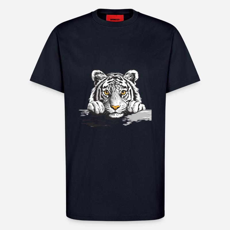 Tiger - T-Shirt - made by SPREAD - DARK NAVY