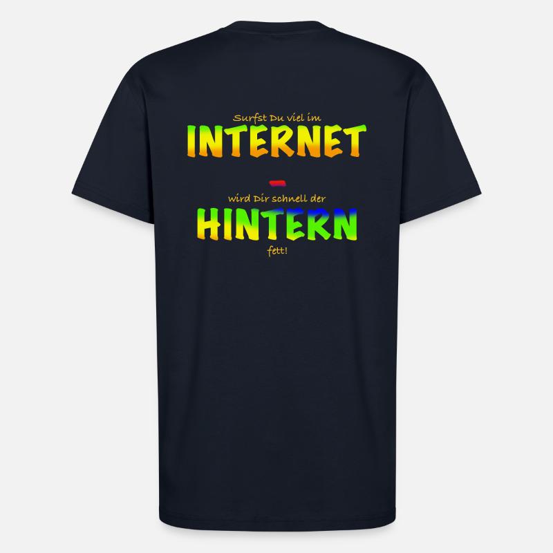 Internet Hintern - T-Shirt - made by SPREAD - DARK NAVY