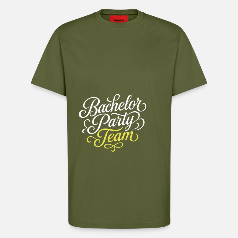 Bachelor Party Team - T-Shirt - made by SPREAD - MOSS GREEN