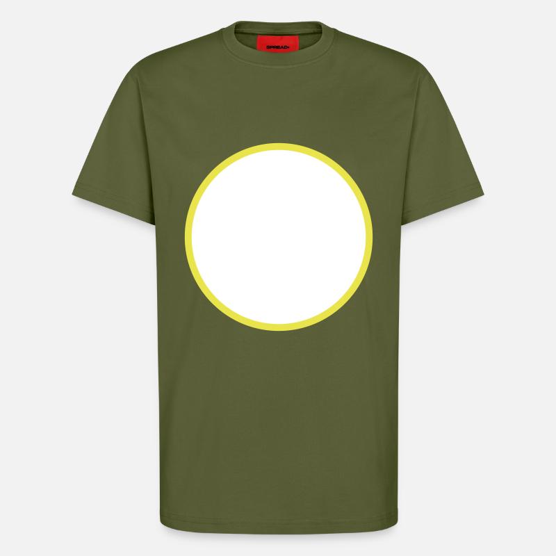 Circle Symbol Blank - T-Shirt - made by SPREAD - MOSS GREEN