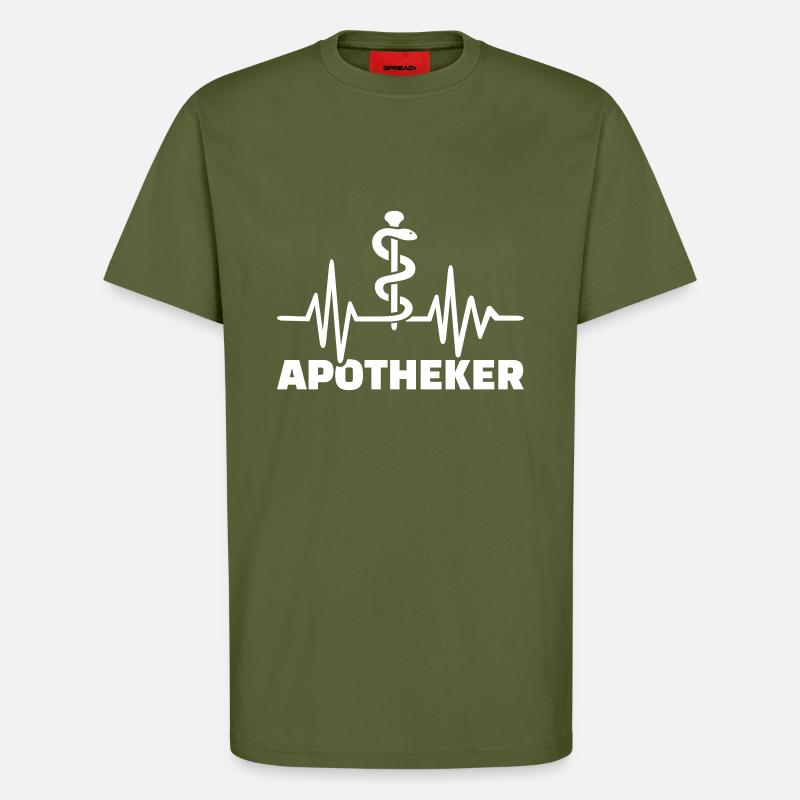 Apotheker - T-Shirt - made by SPREAD - MOSS GREEN