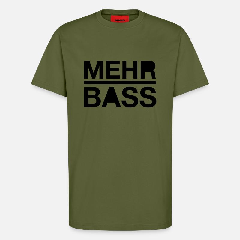 Plus basse - T-shirt bio décontracté fabriqué en UE - MOSS GREEN