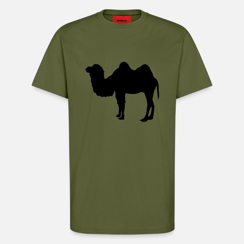 kamel - T-Shirt - made by SPREAD - MOSS GREEN
