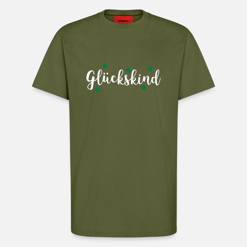 GLÜCKSKIND - T-Shirt - made by SPREAD - MOSS GREEN