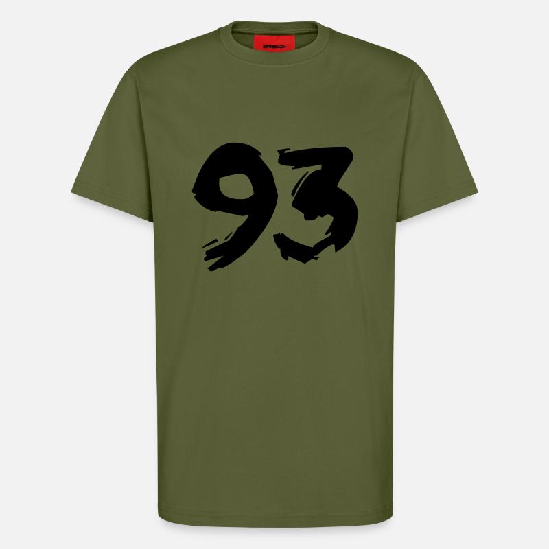 Brushed 93 - T-Shirt - made by SPREAD - MOSS GREEN