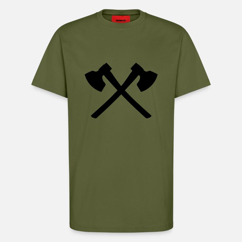 Axt - T-Shirt - made by SPREAD - MOSS GREEN