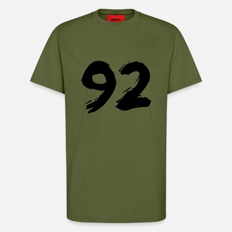 Brushed 92 - T-Shirt - made by SPREAD - MOSS GREEN