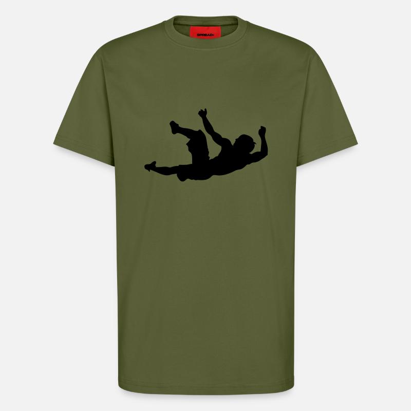 Klettern # 7 - T-Shirt - made by SPREAD - MOSS GREEN