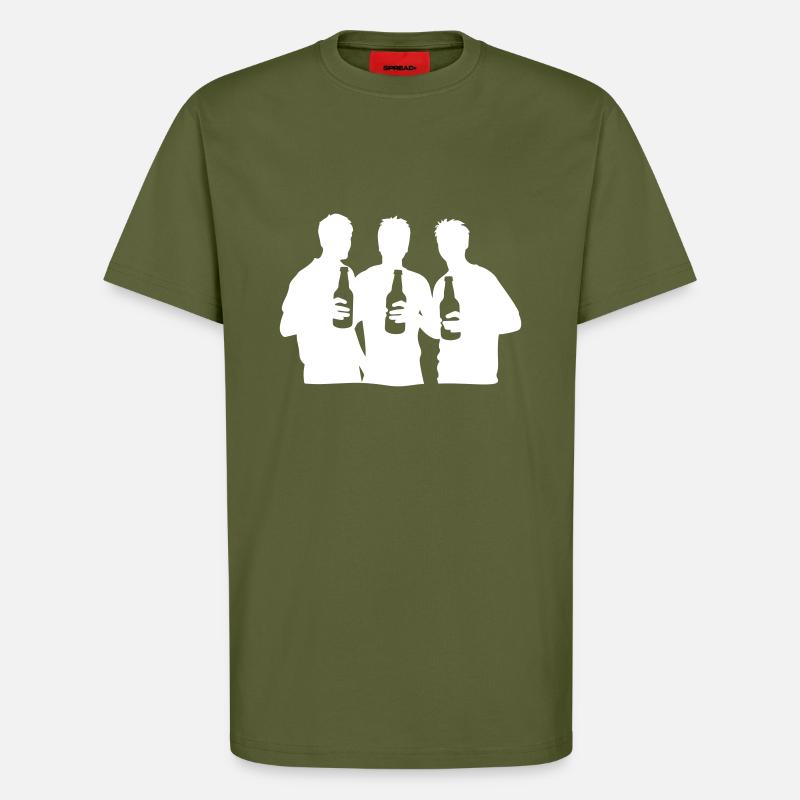 Team Group Team - T-Shirt - made by SPREAD - MOSS GREEN