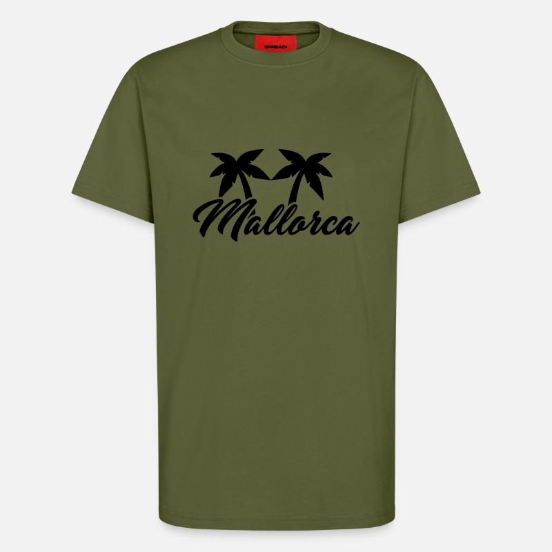 Mallorca - T-Shirt - made by SPREAD - MOSS GREEN