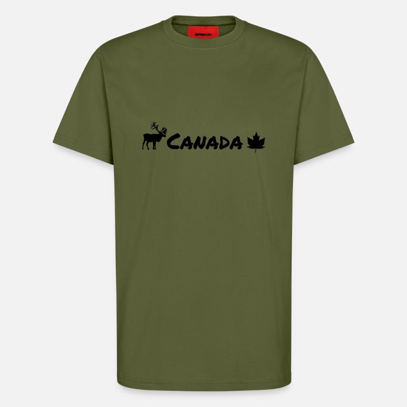 Canada - T-Shirt - made by SPREAD - MOSS GREEN