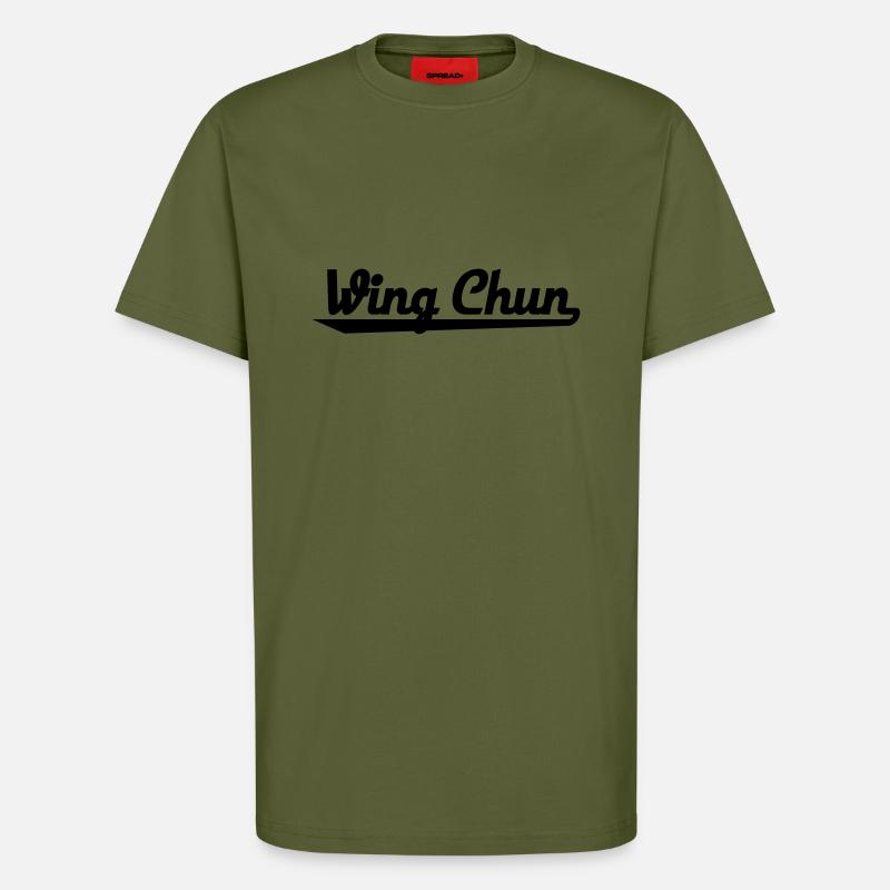 Wing Chun - T-Shirt - made by SPREAD - MOSS GREEN
