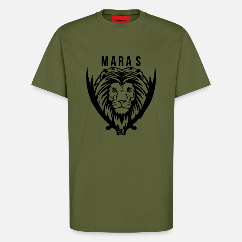 MARAS 46 - T-Shirt - made by SPREAD - MOSS GREEN