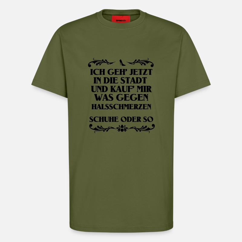 Schuhe oder so - T-Shirt - made by SPREAD - MOSS GREEN
