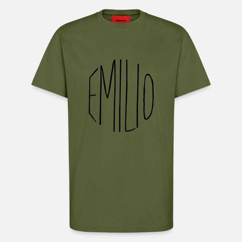 Emilio Geschenk - T-Shirt - made by SPREAD - MOSS GREEN
